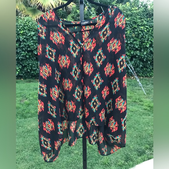 audrey Tops - Sheer Batwing Top 1960’s Style